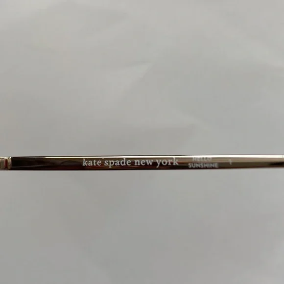 Kate Spade Carolane aviator blue gold sunglasses - Picture 4 of 6